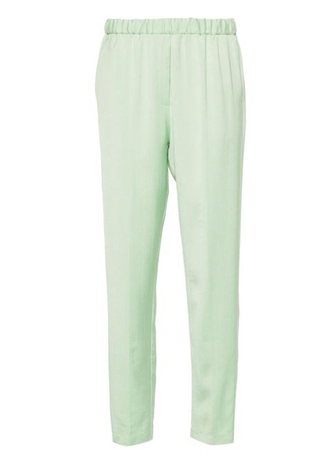 Green high-waist tapered trousers - women FORTE FORTE | 120181091